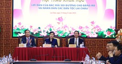 Lai Châu: Hội thảo khoa học “Lời dặn của Bác mãi soi đường cho Đảng bộ và Nhân dân các dân tộc Lai ...