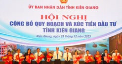 Kiên Giang: 11 dự án nhận giấy đầu tư tại lễ công bố Quy hoạch