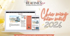 Năm mới, Tạp chí điện tử Bất động sản Việt Nam (Reatimes.vn) ra mắt giao diện mới