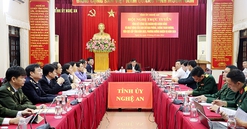 Nghệ An tham gia Hội nghị nghị trực tuyến triển khai công tác nội chính và phòng, chống tham nhũng, tiêu cực năm 2024