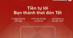 Techcombank ra mắt tính năng mới: Bật để "tiền tự sinh lời"