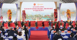 Sun Group khởi công giai đoạn I Tổ hợp dự án Khu đô thị mới Bắc Châu Giang quy mô gần 405 ha, tổng mức đầu tư 35.000 tỷ đồng