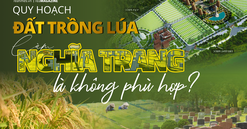 Quy hoạch đất trồng lúa làm nghĩa trang là không phù hợp?