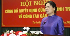 Đồng chí Hà Thị Nga giữ chức Bí thư Tỉnh ủy Tuyên Quang