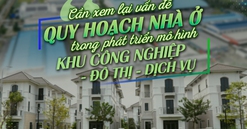 Phát triển khu công nghiệp - đô thị - dịch vụ: Cần xem lại vấn đề quy hoạch nhà ở tại các mô hình này
