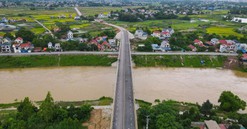 Thông xe cầu Hòa Sơn nối Thái Nguyên với Bắc Giang