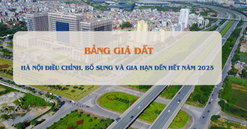 Sở TN&MT cho rằng việc điều chỉnh giá đất Hà Nội cao gấp gần 3,7 lần so với giá cũ là vấn đề cấp bách