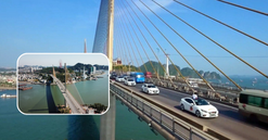 Cầu dây văng một mặt phẳng đầu tiên của Việt Nam: Tựa cây đàn khổng lồ, là kỳ tích về kiến trúc với 2 trụ tháp cao 137m và 4 làn dây văng phản quang