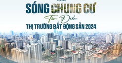 'Sóng' chung cư: Tâm điểm thị trường bất động sản 2024