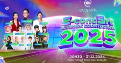 Ecopark Countdown 2025: “Anh trai chông gai” Tuấn Hưng hiện diện