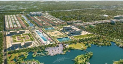 Sắc xanh tại công viên Sun World trong đô thị nghỉ dưỡng Sun Group Hà Nam