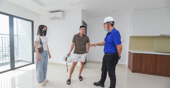 Chung cư sắp bàn giao thu hút khách hàng xuống tiền