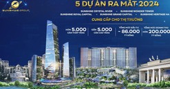 5 dự án Chủ tịch Sunshine Group công bố ra mắt năm 2024 có gì đặc biệt?