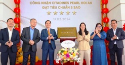 Quảng Nam: Khu nghỉ dưỡng Citadines Pearl Hoi An công nhận đạt chuẩn 5 sao