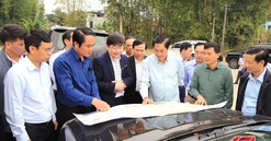 Sơn La: Đồng chí Bí thư Tỉnh ủy kiểm tra công tác chuẩn bị đầu tư tuyến đường cao tốc Hòa Bình - Mộc Châu