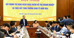 Tín dụng đầu năm 2024 giảm 0,6%, kỳ vọng cả năm tăng trưởng 15%