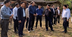 Kiểm tra thực địa công tác giải phóng mặt bằng Dự án đầu tư xây dựng tuyến cao tốc Đồng Đăng (Lạng Sơn) - Trà Lĩnh (Cao Bằng)