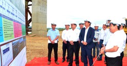 Quảng Nam: Lãnh đạo tỉnh kiểm tra những công trình trọng điểm