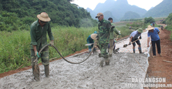 Lạng Sơn: Xây dựng xã nông thôn mới nâng cao chung sức từ người dân