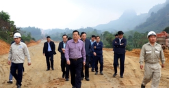 Chủ tịch tỉnh Hà Giang kiểm tra tiến độ Dự án Cao tốc Tuyên Quang – Hà Giang