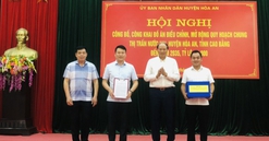 Cao Bằng: Hòa An công bố Đồ án điều chỉnh quy hoạch chung thị trấn Nước Hai