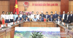 Lạng Sơn: Ký kết hợp đồng Dự án tuyến cao tốc cửa khẩu Hữu Nghị - Chi Lăng