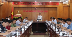 Họp Ban Chỉ đạo giải phóng mặt bằng Dự án đường cao tốc Đồng Đăng (Lạng Sơn) - Trà Lĩnh (Cao Bằng)