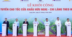 Thủ tướng phát lệnh khởi công đoạn cuối cùng trên tuyến cao tốc Bắc Nam phía đông