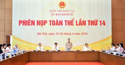Phó Chủ tịch Quốc hội Nguyễn Đức Hải dự Phiên họp toàn thể lần thứ 14 của Ủy ban Kinh tế