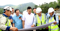 Hà Giang: Chủ tịch tỉnh kiểm tra tiến độ Dự án Cao tốc Tuyên Quang – Hà Giang