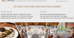 Chuỗi khách sạn 5* ưu đãi hè phòng hội thảo và ẩm thực trọn gói chỉ 790K/ Người