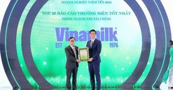 Vinamilk "Bội thu" giải thưởng phát triển bền vững