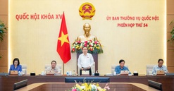 Ủy ban Thường vụ Quốc hội khai mạc Phiên họp thứ 34, xem xét 16 nội dung quan trọng