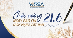 VNREA chúc mừng nhân dịp kỷ niệm 99 năm ngày Báo chí Cách mạng Việt Nam