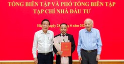 Nhà báo Phạm Đức Sơn được bổ nhiệm giữ chức vụ Tổng Biên tập Tạp chí Nhà đầu tư