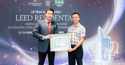 Golden Crown Hai Phong được cấp chứng nhận công trình xanh LEED Residential