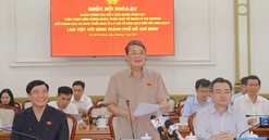 Đoàn giám sát của Quốc hội đề nghị TP.HCM xử lý nhanh hồ sơ xác định giá đất, tính tiền sử dụng đất cho các dự án