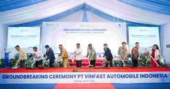Vinfast chính thức động thổ nhà máy lắp ráp xe điện tại Indonesia