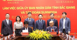 Doanh nghiệp Trung Quốc muốn đầu tư 300 triệu USD vào dự án Bắc Giang