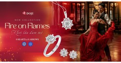 'Zoom cận' bộ sưu tập trang sức kim cương rực lửa Tập đoàn DOJI vừa trình làng