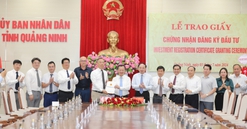 Tập đoàn Foxconn tiếp tục đầu tư thêm 551 triệu USD tại Quảng Ninh