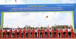 Thủ tướng dự lễ khánh thành tuyến đường nối 2 cao tốc Hà Nội - Hải Phòng và Cầu Giẽ - Ninh Bình