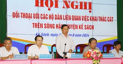 Chủ tịch UBND tỉnh Sóc Trăng: Tăng cường giám sát việc khai thác cát phục vụ dự án cao tốc