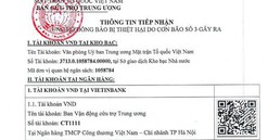 Thông tin chi tiết về số tài khoản và các đầu mối tiếp nhận ủng hộ đồng bào bị thiệt hại do cơn bão số 3