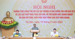 Thủ tướng chủ trì Hội nghị khắc phục hậu quả bão với 4 mục tiêu lớn