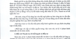Long An: Một công ty tư vấn đấu thầu “dính” nhiều sai phạm