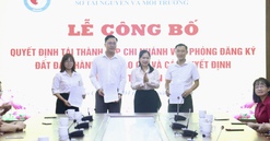 Công bố quyết định tái thành lập Chi nhánh Văn phòng Đăng ký đất đai TP. Lào Cai