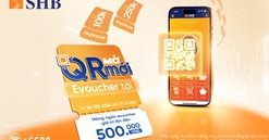 Nhận ngay E-voucher trị giá tới 500.000 VNĐ khi nhận tiền qua QRCode SHB