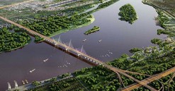 Dự án cây cầu thứ 10 bắc qua sông Hồng có chuyển động mới