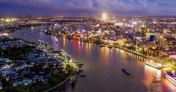 Thành phố sụt lún nhanh nhất ĐBSCL sáp nhập 4 phường làm 1, quy mô hơn 56.000 người